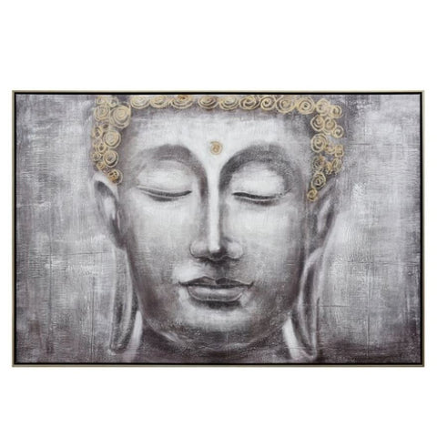 120X80cm Ethereal Enlightenment Champagne Framed Canvas Wall Art V411-SOK-HMTWF-13705M