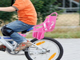 Doll Stroller Seat for Doll, Children's Bicycle Doll Seat with DIY Decals for Decoration PINK V1237-ZY-203-0697