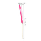 Cloth Wood Wedding Wands Rosy Ribbon Bells Star Streamers Decor V1192-AZ-W-24789