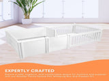 Rooster Farms 2.3m x 1.15m PVC Dog Whelping Box Playpen Kit - Anti-Crush Rail V238-SUPDZ-41965159710800