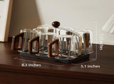 Stainless steel holder - sturdy and dries quickly - removable drip tray - suitable for coffee V1259-DP01-BO-581