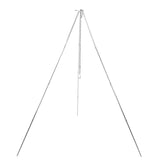 4 Section Campfire Tripod Portable Aluminum Alloy Hanging Pot Tripod for Outdoor V1294-YM0523-3111210336011