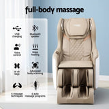 Livemor Massage Chair Electric Recliner Home Massager 3D OLIN MASCHR-B-3D-OLIN-BG