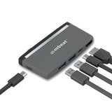 mbeat Essential Pro 5-IN-1 USB- C Hub V1202-V2-USMB-MB-UCH-59GRY