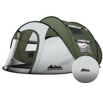 Weisshorn Instant Up Camping Tent 4-5 Person Pop up Tents Family Hiking Beach Dome TENT-C-POP5-GR