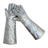 2 Pairs Welding Gloves Heat Resistant Glove with Insulation Aluminum Foil Material for Furnace V1369-AZ3-W-18960