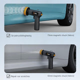 Cordless Car Polisher and Waxer Kit - 2-Speed Electric Buffer with LCD Display - Magnetic Quick V888-ELOSUNG56463