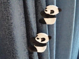 Mini Panda Figurines,Cute Panda Bamboo Toys Panda Cake,Panda Clips Curtain Holder,Home V1259-DP01-A-3055