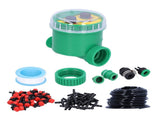 25m Drip Irrigation Kit DIY Automatic Timing Watering System for Garden Plant Flower V1294-YM0901-3111210118411
