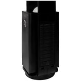 Black Bladeless Fan with Air Purifier, Oscillating, LED Display, Remote Control, 12 Speeds, 3 Modes V178-68980