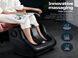 Livemor Full Back Massage Seat Cushion Heating With 360&deg Foot Massagers MASSAGE-288-BARON-BK