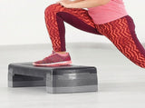 Adjustable Aerobic Step Platform Gym Fitness Exercise Stepper for Home Workouts V63-770415