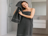 Cotton Bath Sheets Set of 2-70" x 35" Extra Large Soft Bath Towel for Adults, Absorbent & V1258-DP02-F-494