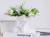 Simple Ceramic Vase Flower Arrangement Decorative Vase Living Room Ornament V1294-YM0714-211230TW01-2