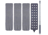 JWDX Dusting Duster Clearance, Retractablegap Dust Brush with 3 Pieces of Superfiber Dust Cloth Long V1189-LWWAL-20260325-01998