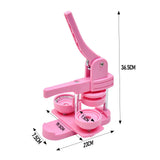 58mm Button Maker Machine DIY Badge Making Pin Press Machine with All-Inclusive Accessories for V985-BUTTONMAKERMACHINE