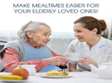 Adult Elderly - Comfortable Easy to Clean Silicone for Adults with Easy to Use Button Closure V1369-AZ3-W-18917