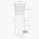 Self-Watering Double-Layer Square Planter Set for Effortless Plant Propagation and Succulent Display V1341-ZY-Y578GCC5-H-12PCS