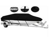 14-16ft Waterproof Boat Cover Trailerable V-Hull Runabout UV Resistant Marine Grade Storage Tarp V888-ELOSUNG44117