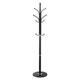 Coat Freestanding, Coats Tree Stand with Stable Marble Base & 6 Hooks, Free Standing Hall Coat V952-YMJWGSJSSCP0JYMX6001V0
