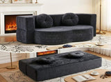 Artiss 2 in 1 Convertible Compressed Sofa Bed, Folding Boneless Sofabed for Living Room ,Comfort SBED-M-FLD04-2S-GY