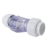 Pool Check Valve Professional 1.5 Inch Transparent Swimming Pool Check Valve Swimming Pool Equipment V1294-YM0901-3111240188511