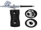 G12 Pump 0.3mm Mini 7CC Airbrush Kit Spray Air Brush Set Cleaning Tool V1294-YM0901-JY26417-01