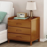 Bamboo Bedside Table Nightstand Storage Bedroom Sofa Side Stand V63-838191