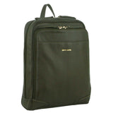 Pierre Cardin Rustic Womens Leather Backpack Bag Handbag Back Pack Travel - Olive V563-PC_3213-OLIVE
