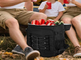 25L Insulated Cooler Backpack Freshness Preservation Backpack - Black V1308-DSZKI-203-1