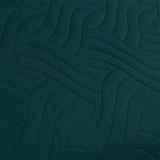 Ardor Asher Deep Teal Embossed Vintage Washed Quilt Cover Set Queen V442-INT-QUILTCS-ASHER-DEEPTEAL-QS