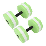 2Pcs High Density EVA Foam Dumbbell Set Aquatic Exercise Dumbbells for Men Women Indoor Swimming V1294-YM0703-3111230070813