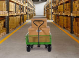 900 Lbs Steel Garden Cart on Wheels, Heavy Duty Pullable Garden Wagon Yard Cart, Outdoor Metal V952-ZXHYTCLS900BG0TN3V0