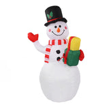 1.5m Inflatable Christmas Snowman Colorful Light Windproof Rope Automatic Blow Up Snowman for V1294-YM0706-3115230076114