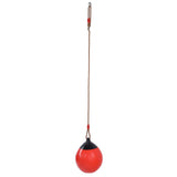 Inflatable Ball Swing Seat 29cm/11.4in Red Small with Hanging Rope Chain for Indoor Outdoor Garden V1294-YM0714-3116210074011