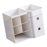 Desk Organizer Multipurpose Stylish Simple Style Drawer Design Desktop Storage Box with Slant Insert V1294-YM0901-3117240184411