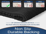 Original Luxury Shaggy Bath Mat Large Size U-Shaped, Soft and Cozy, Super Absorbent Water, V1189-LC-AMZ-00309