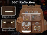 Cute Capybara Backpack with Chic Case and More Pins Ita Bag Cartoon Laptop Travel Utility Funny V1107-BACKPACK-LARGE