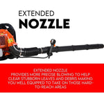 Petrol Leaf Blower 2 Stroke 42.7cc Backpack Commercial 540km/H V379-LEAFBLOW427001