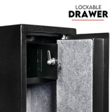 4 Rifle Gun Safe Iron Heavy Duty Firearm Security Digital Lockbox Premium CAT A+B V379-GUNSAFE0040003