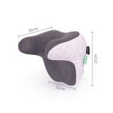 Ergonomic Car Neck Pillow Memory Foam Headrest Cushion Adjustable Strap Breathable Neck V888-ELOSUNG54415
