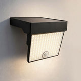 Solar Powered Outdoor LED Floodlight with Remote Control Motion Sensor, Dual Charging via Solar V1341-ZY-68KVS8NF-3000KWARM