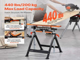 4-in-1 Roller Stand, 220 kg Load Capacity, 838.2-1270 mm Adjustable Height, Folding Heavy Duty with V952-DGZDZGTMGGJ4QQC0MV0