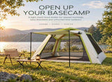 Weisshorn Inflatable Mesh Gazebo Tent, Air-Frame with Extendable Canopy XFSK-KH-SD-TW