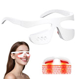 Under Eye Red Light Therapy Glasses, Eye Massager Devices for Relieve Eye Bag, Reducing Dark Circles V1107-111-50320