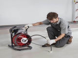 Drain Cleaner Machine 23m x 13mm, Sewer Snake Auger Manual Feed with 4 Cutters & Air-activated Foot V952-SDJJKLSGDSTJGDO6A002V3