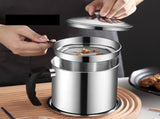 Pot Fats Storage With Lid, Grease Container With Strainer, Stainless Steel Oil Storage Container V1189-WXFWAL-20260319-00222