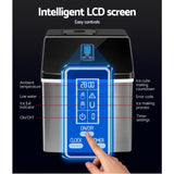 Devanti 18kg Ice Maker Machine Stainless Steel IM-ZB-18F-SS