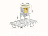 Yellow Refrigerator Beverage Dispenser with Faucet and Plastic Fruit Filter 3.5L Cold Water Jug V888-ELOSUNG43568