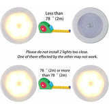Wireless LED Motion Sensor Light For Closet, Stairs, Hallway, Kitchen, Bedroom (White Shell V1188-MS-227-1836